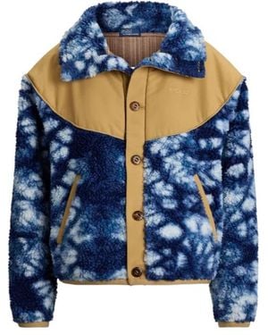 Polo Ralph Lauren Tie-Dye Fleece Jacket - Blue
