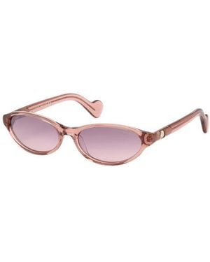 Moncler Eyewear Elongated Oval Sunglasses - Pink
