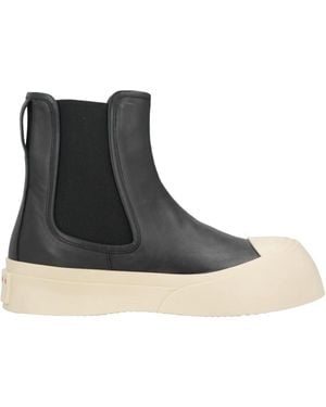Marni Minimalist Chelsea Boots - Black