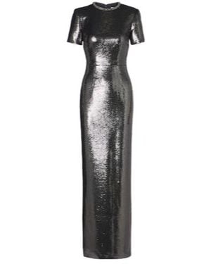 Roland Mouret Sequin Evening Dress - Black