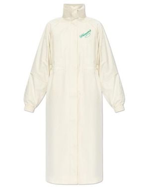 Willy Chavarria Logo-Embroidered Drawstring Jacket - White