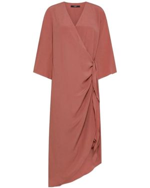 Seventy V-Neck Dress - Red