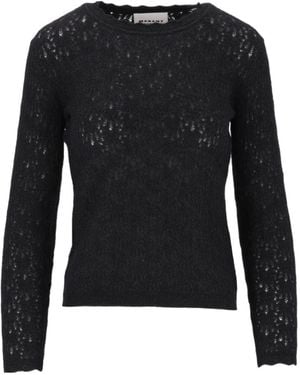Isabel Marant Isabel Marant Étoile Obeline Crewneck Jumper - Black