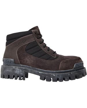Balenciaga Durable Hiking Boots - Brown