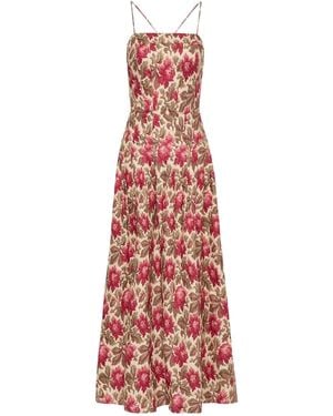 Posse Patterned Dress - Red