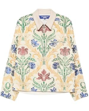 Junya Watanabe Floral Pattern Jacket - Metallic