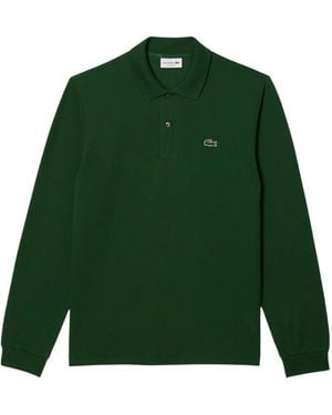 Lacoste Classic Fit Polo Shirt L.12.12 With Long Sleeves - Green