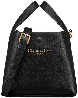 Dior Small Signature Bucket Bag - Black