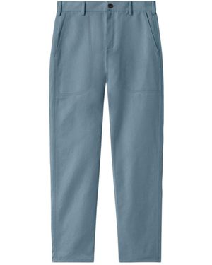 Loro Piana Casual Trousers With Belt Loops - Blue