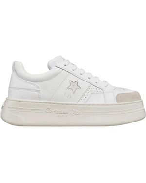 Dior Star Platform Sneakers - White