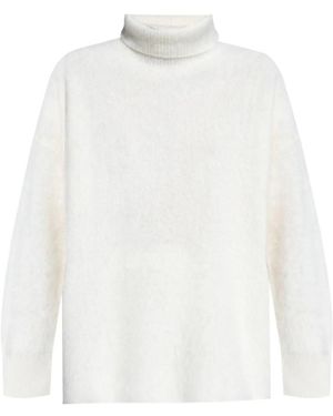 Lisa Yang Long-Sleeved Turtleneck Jumper - White