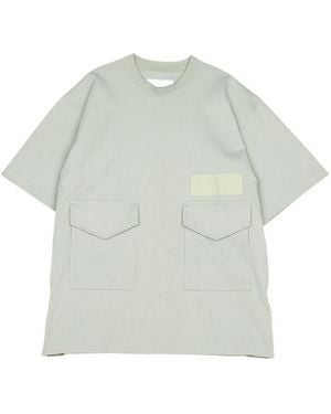 Sacai Short Sleeve T-Shirt - Grey