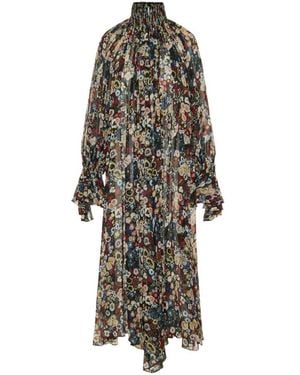 KHAITE Printed Dress - White