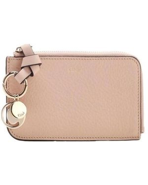 Chloé Chloé Alphabet Zipped Cardholder - Pink