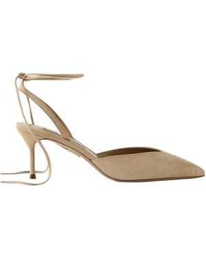 Aquazzura Pointed-Toe High Heels - Metallic