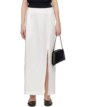 Issey Miyake Pressed Form Midi Skirt - Black