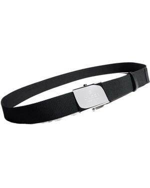 Gucci Belt With Rectangular Buckle - White