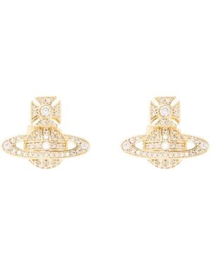 Vivienne Westwood Orb Embellished Earrings - White