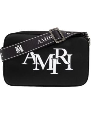 Amiri Letter Shoulder Bag - Black