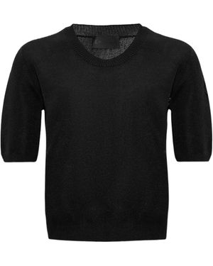Moncler Metallic Effect Top - Black