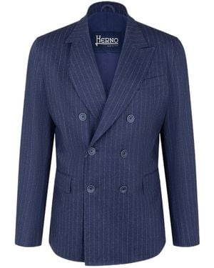 Herno Long-Sleeve Blazer - Blue
