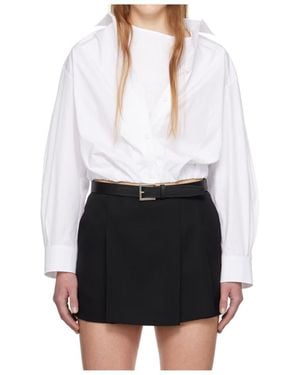 Juun.J Long Sleeve Layered Shirt - White