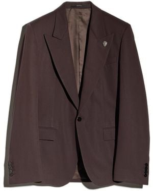 Gucci Wool Twill Suit - Brown