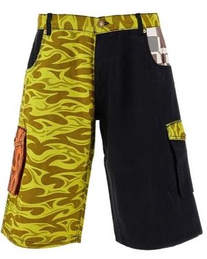 ERL Colour Matching Work Shorts - Black