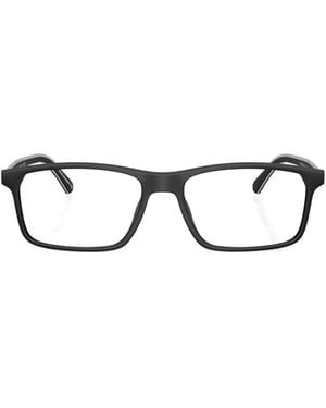 Emporio Armani Rectangular Frame Glasses - White