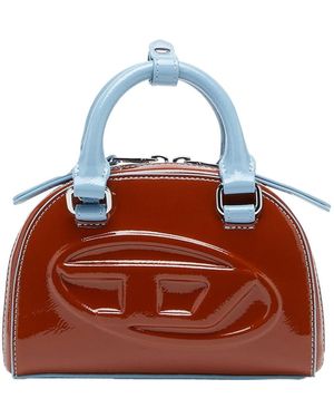 DIESEL 1Dr Dome Embossed Crossbody Bag in Pink | Lyst UK