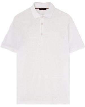 Loro Piana Short-Sleeved Polo Shirt - White