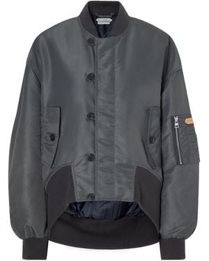 JW Anderson Button-Up Bomber Jacket - Grey