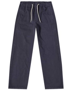 A.P.C. Elasticated Drawstring Waist Trousers - Blue