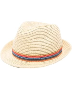 Paul Smith Braided Band Hat - White