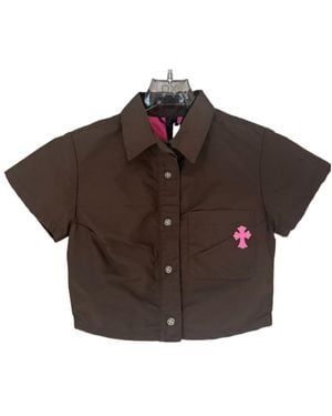 Chrome Hearts Short Sleeve Shirt - Brown