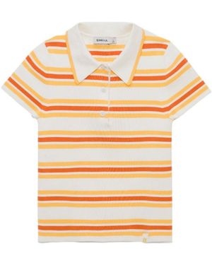 Jonathan Simkhai Luka Cotton Polo - Metallic