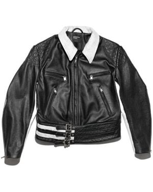 Enfants Riches Deprimes Enfants Riches Déprimés Painted Zip-Up Jacket - Black