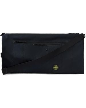Stone Island Aluminium Tela Duffle Bag - Black