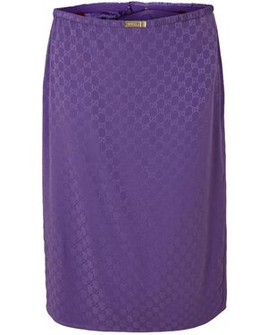 Gucci Mysterious Versatile Half Skirt - Purple