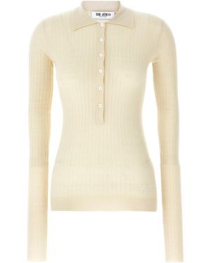The Attico Ribbed Jumper - Natural