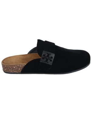 Tory Burch Mellow Pave Slip-On Mules - Black