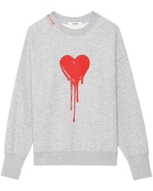 Zadig & Voltaire Long-Sleeved Sweatshirt - White