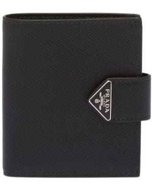 Prada Saffiano Leather Wallet - Black