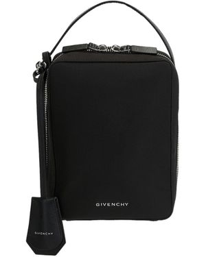 Givenchy Logo Hardware Double-Zip Pouch - Black