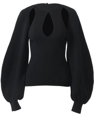Chloé Hollow Wool Jumper - Black
