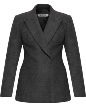 Rohe Lapel Blazer - Black