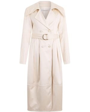 Philosophy Di Lorenzo Serafini Belted Trench Coat - Natural