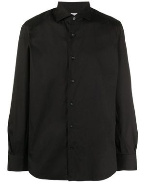Mazzarelli Fitted Buttoned Shirt - Blue