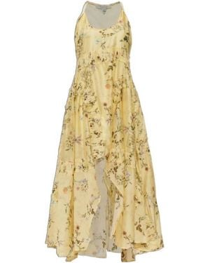 AllSaints Dorina Floral High-Low Dress - Yellow