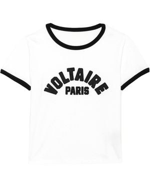 Zadig & Voltaire Contrast Logo T-Shirt - White